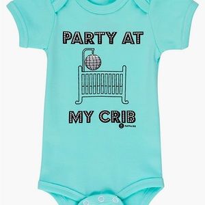 FAYFAIRE FUNNY BABY ONESIE SIZE 6-12MTH